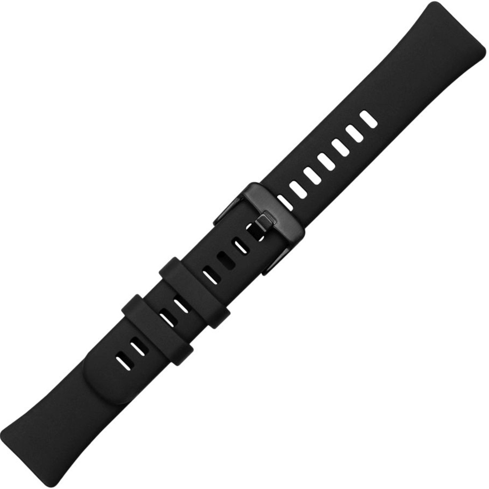Silikonowy pasek Fixed Silicone Strap do Huawei Band 10 / 9 / 8, czarny